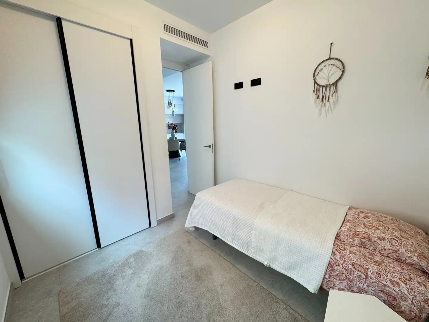 Bedroom of Flat for sale in Guardamar del Segura  with Air Conditioner, Private garden and Terrace