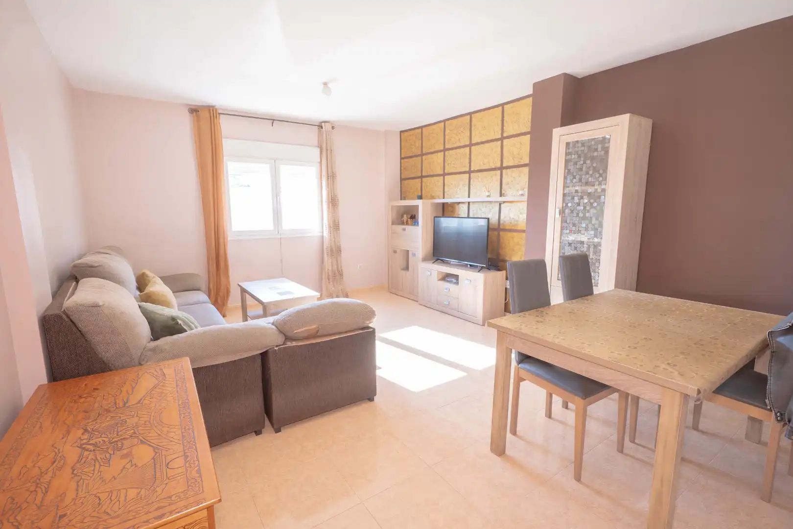 Living room of Flat for sale in El Ejido  with Furnished
