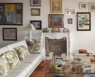 Living room of Attic to rent in  Madrid Capital  with Air Conditioner and Balcony