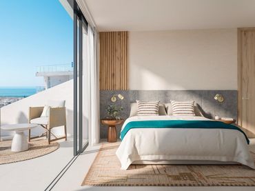 Ático con balcón en venta en Puerto Marina
