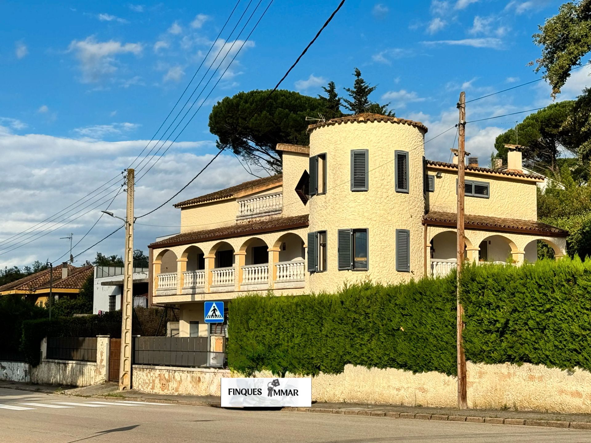 Vista exterior de Casa o xalet en venda en Sils amb Calefacció, Jardí privat i Terrassa