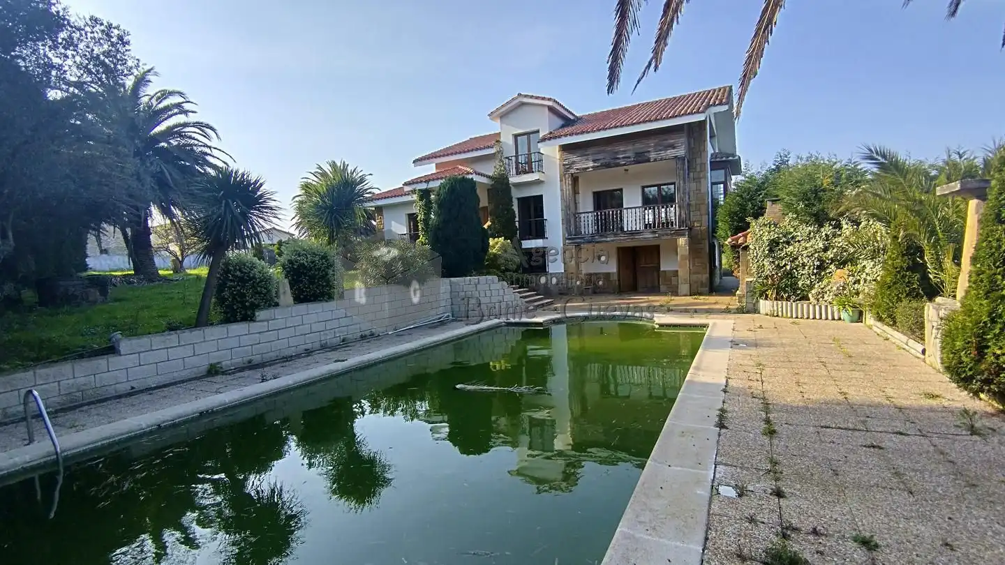 Swimming pool of Houses for sale in Castrillón  with Heating, Private garden and Terrace