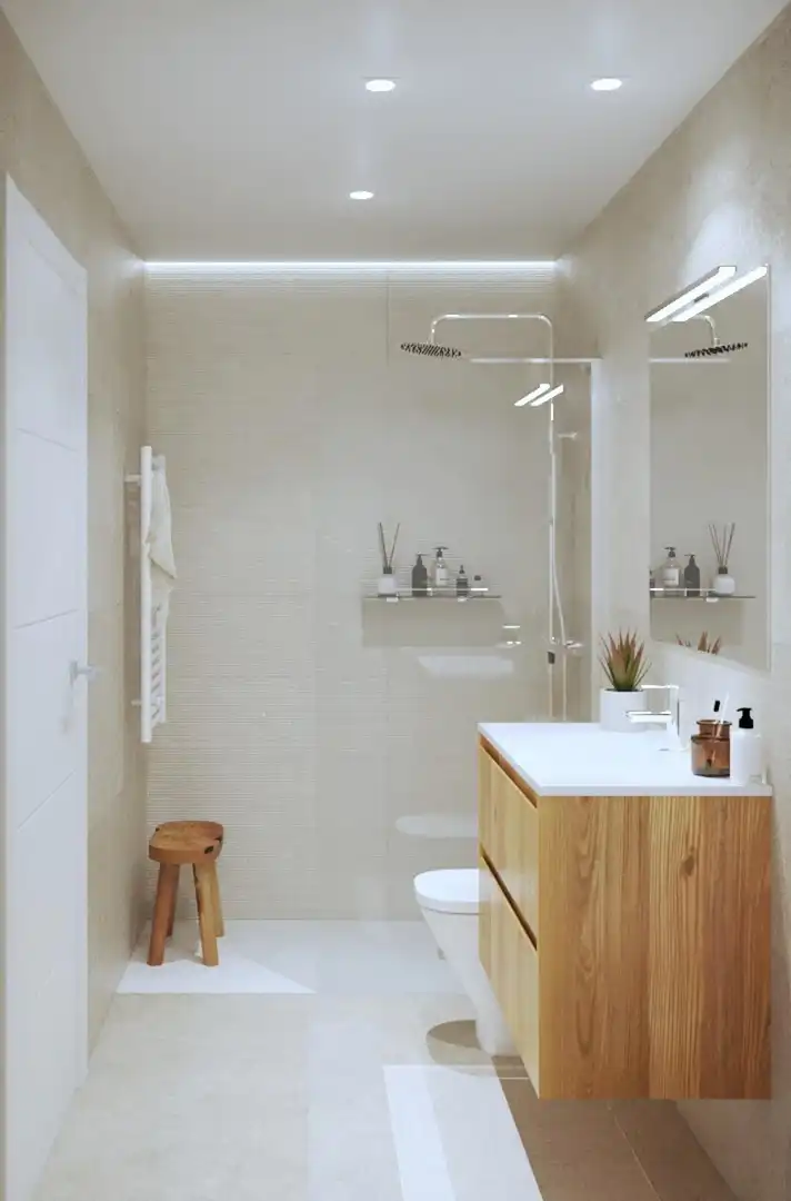 Baño de Apartamento en venta en Arenys de Mar con Aire acondicionado, Calefacción y Jardín privado