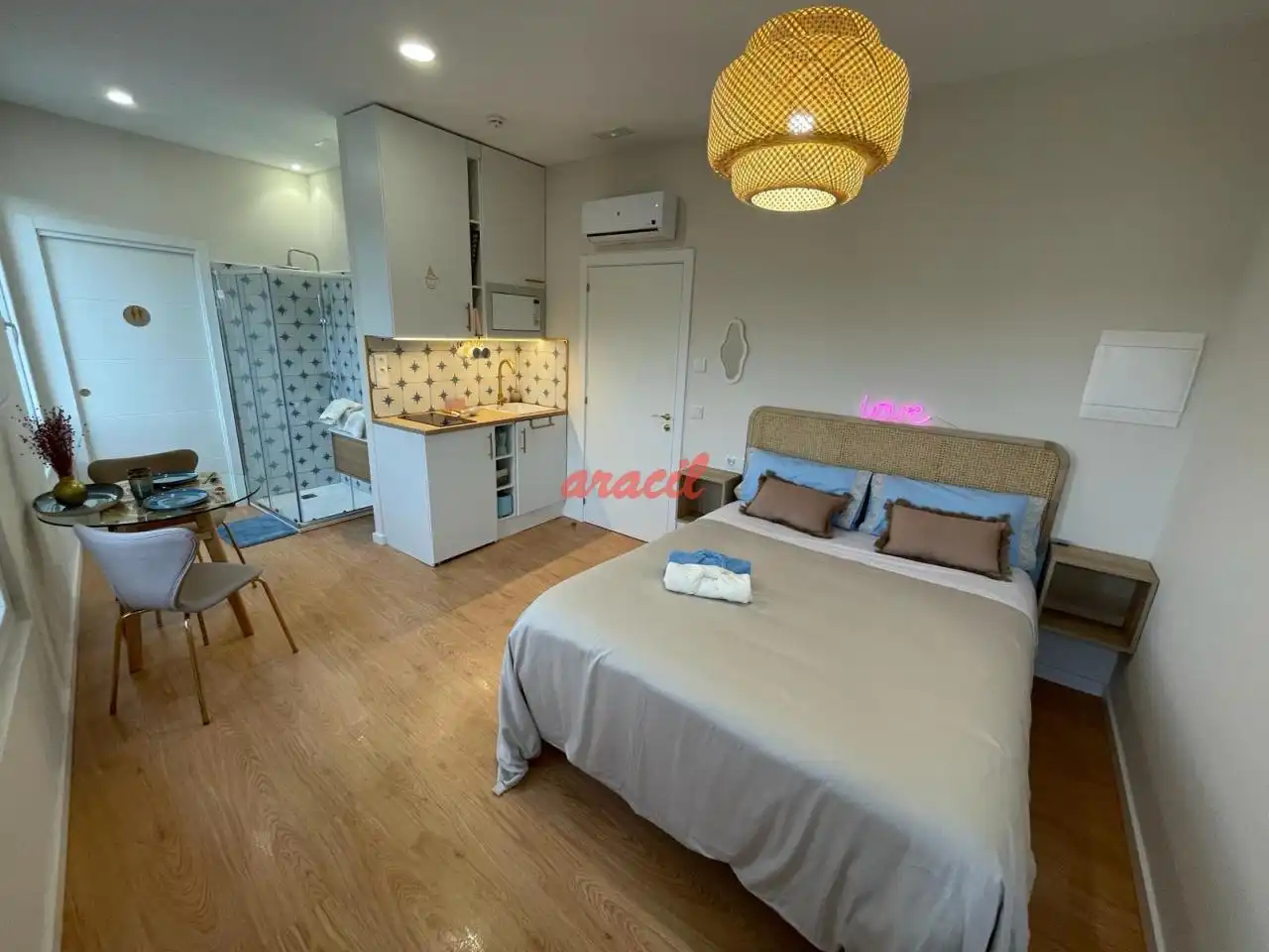 Bedroom of Flat for sale in Ourense Capital   with Air Conditioner
