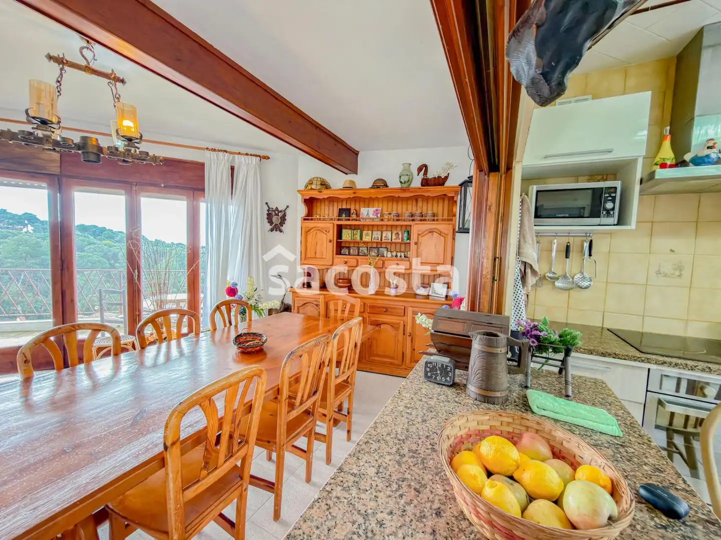 Cocina de Casa o chalet en venta en Lloret de Mar con Calefacción, Jardín privado y Trastero