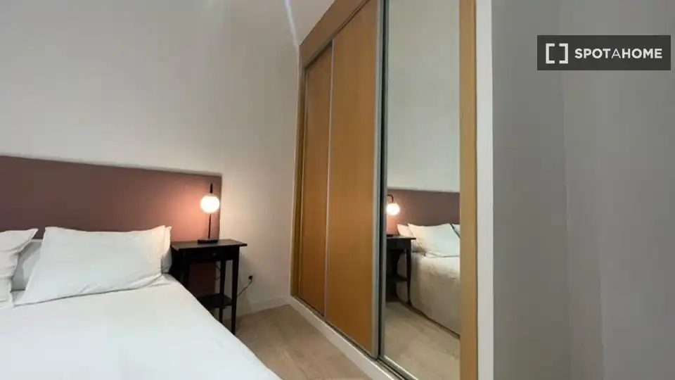 Habitación de Piso de alquiler en Madrid con Aire acondicionado, Calefacción y Amueblado