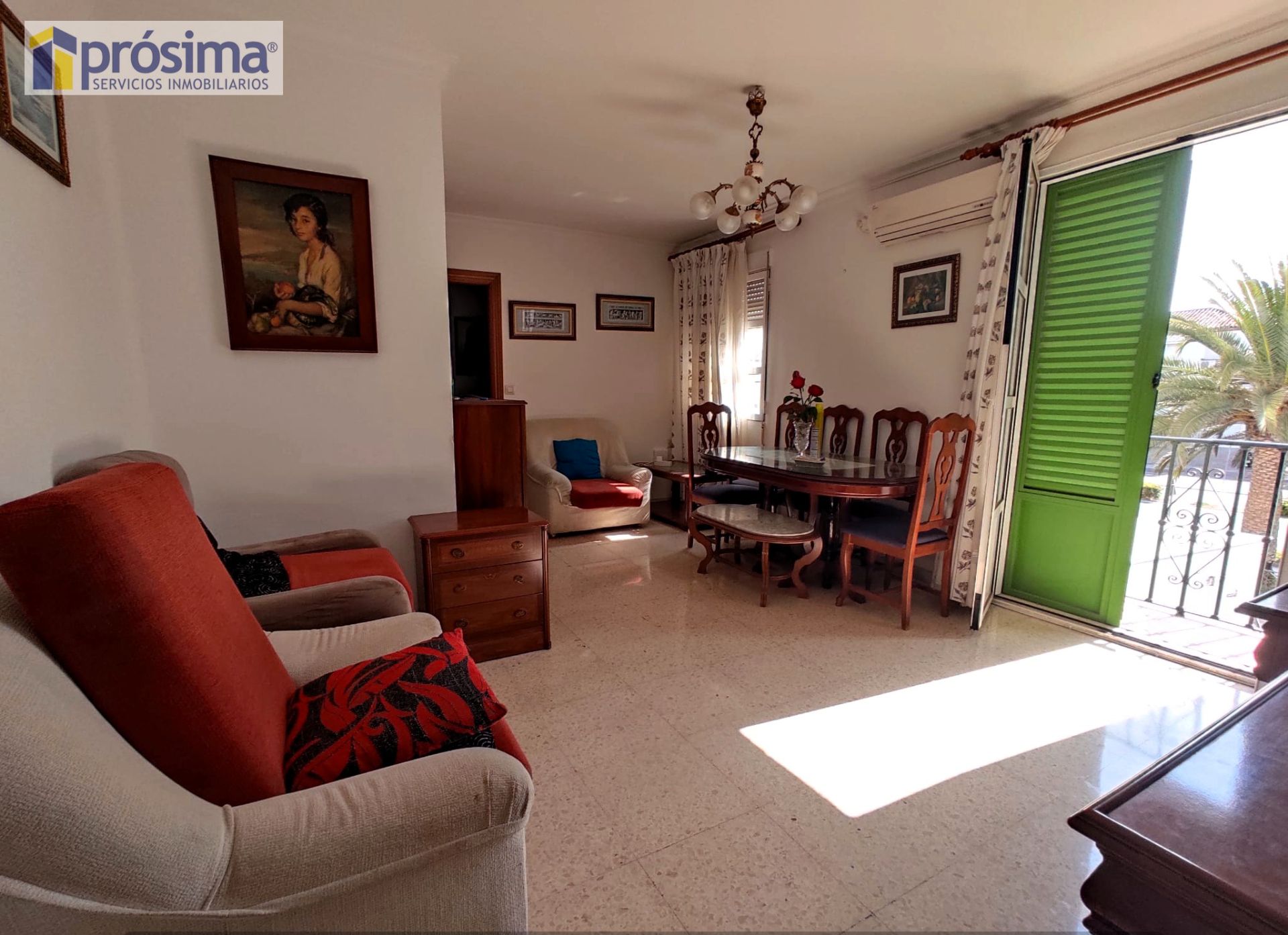 Living room of Flat for sale in Málaga Capital  with Air Conditioner and Balcony