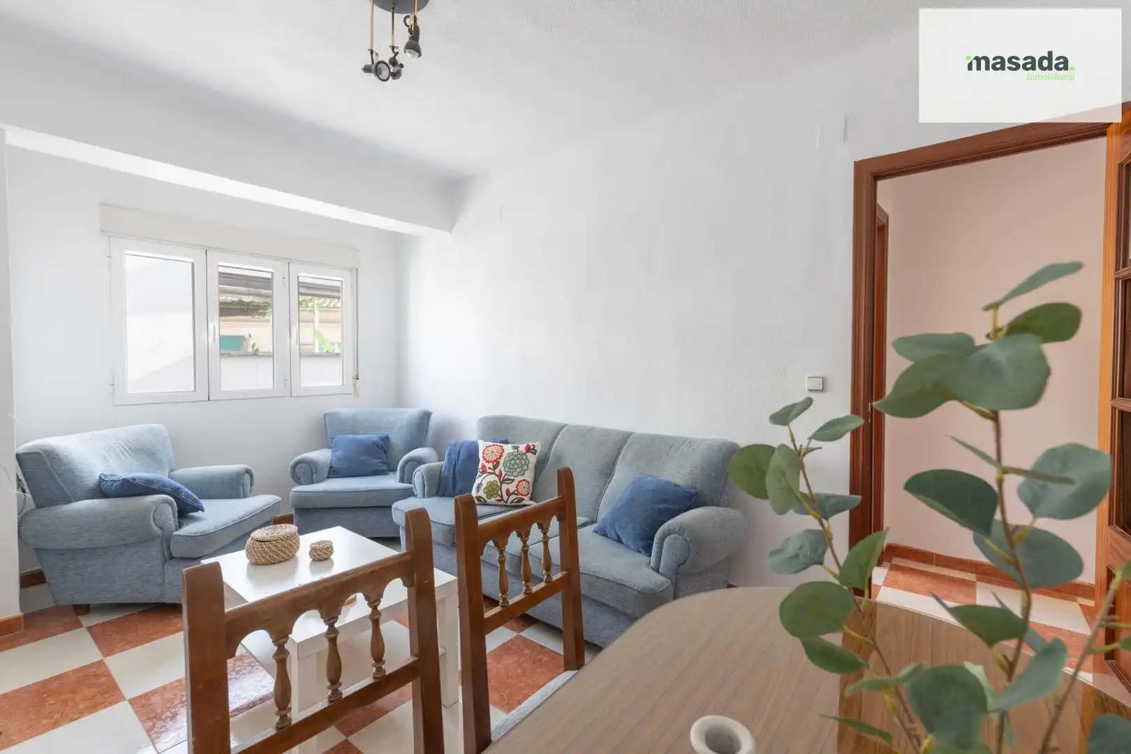 Sala de estar de Piso en venta en Granada con Terraza y Amueblado