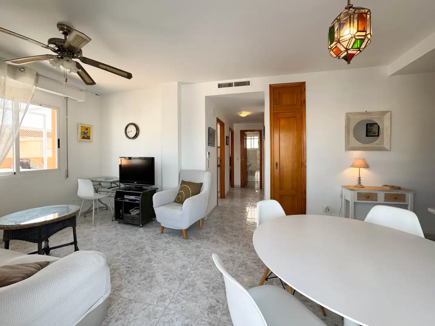 Living room of Apartments for rent in Dénia  with Air Conditioner, Terrace and Furnished