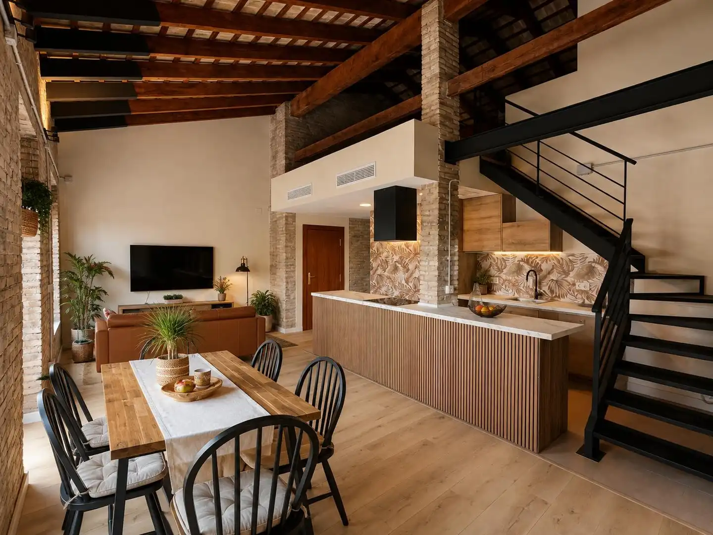 Cocina de Ático en venta en Valencia con Aire acondicionado, Calefacción y Parquet