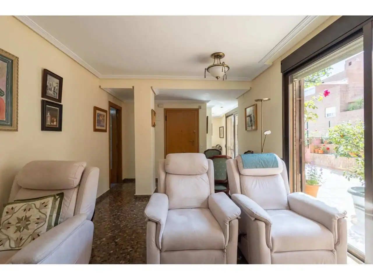 Sala d'estar de Àtic en venda en Valencia amb Aire condicionat, Calefacció i Terrassa