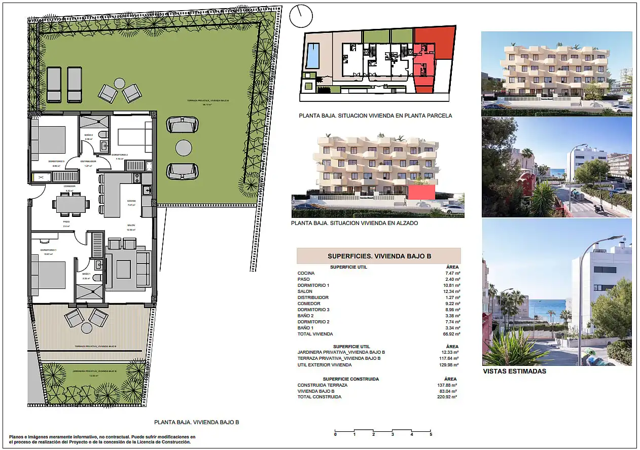 Appartement compact avec terrasse à vendre à Playa Muchavista, imagen 25