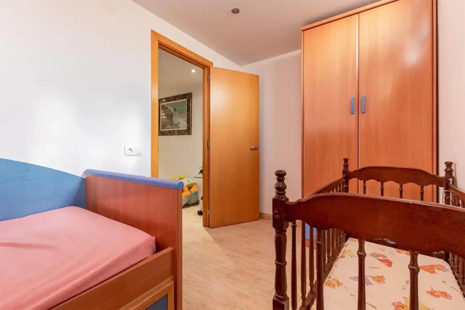 Bedroom of Flat for sale in L'Ampolla  with Air Conditioner, Private garden and Swimming Pool
