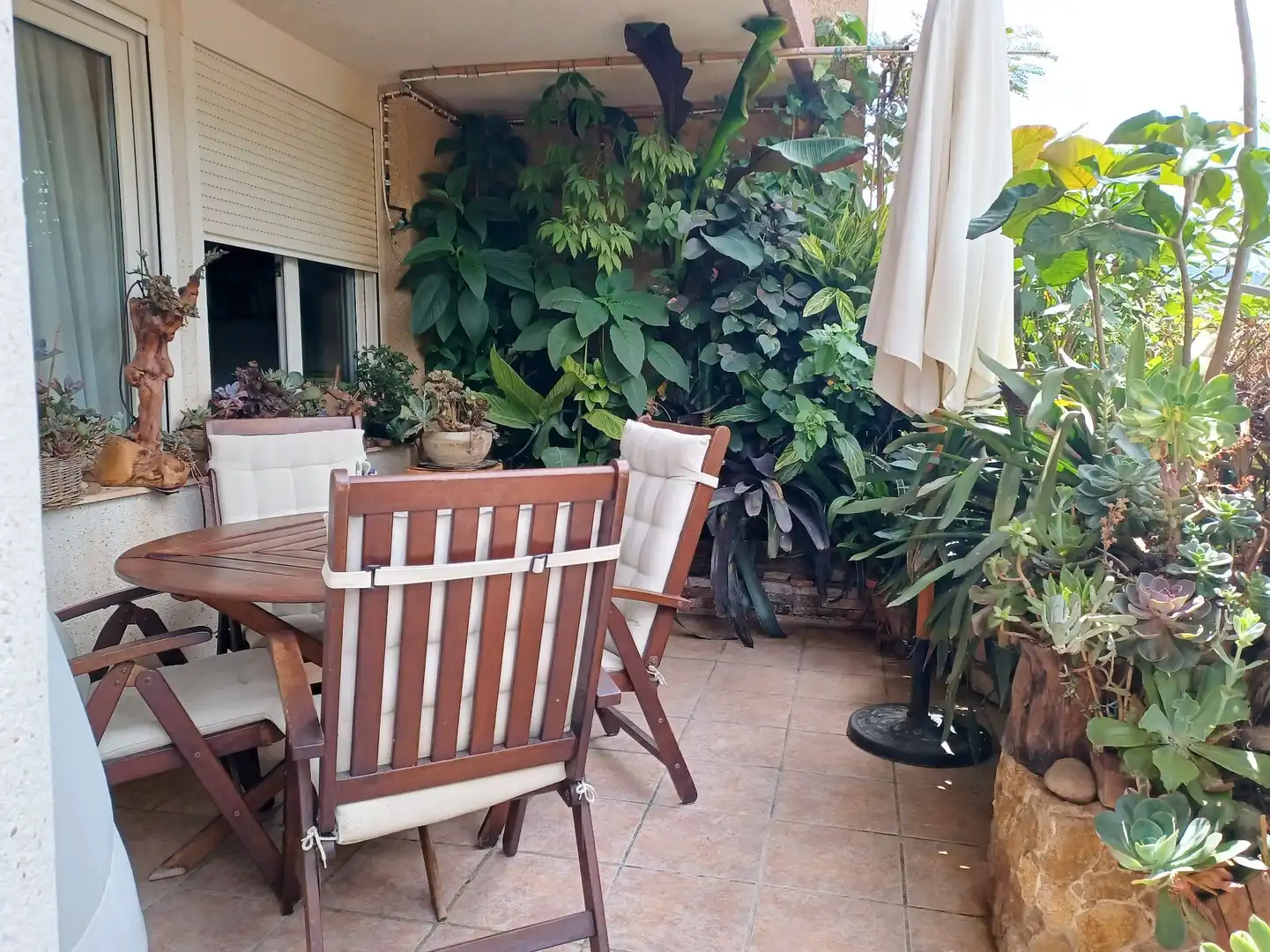 Terrace of Flat for sale in Ontinyent  with Heating, Private garden and Terrace