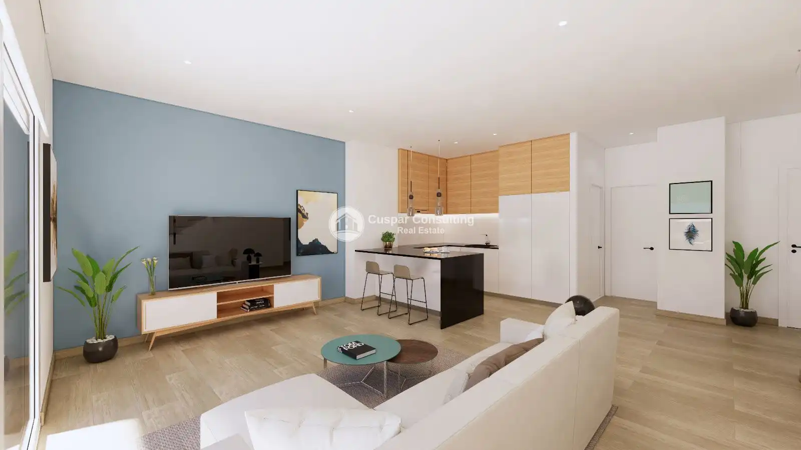 Sala de estar de Dúplex en venta en Los Alcázares con Aire acondicionado, Calefacción y Terraza