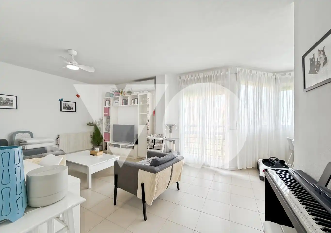 Living room of Flat for sale in Madrid  with Air Conditioner
