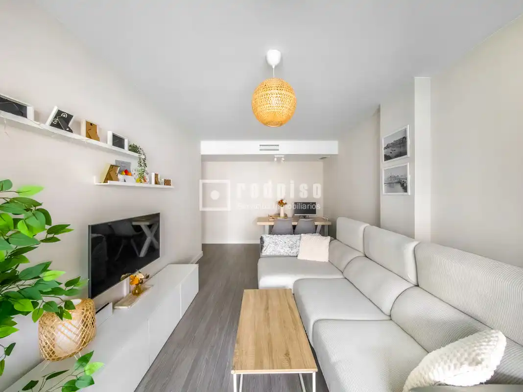 Sala de estar de Piso en venta en Rivas-Vaciamadrid con Aire acondicionado, Calefacción y Jardín privado