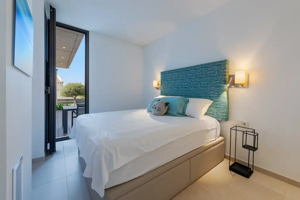 Schlafzimmer von Haus oder Chalet zum Verkauf in Alcúdia mit Klimaanlage, Privatgarten und Terrasse