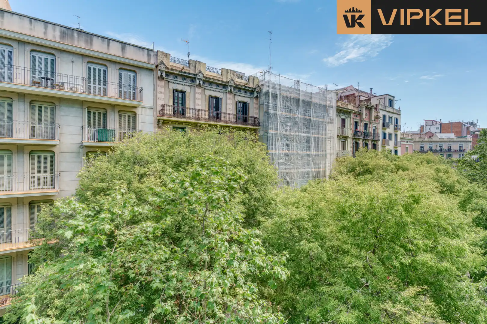Vista exterior de Piso en venta en Barcelona con Aire acondicionado, Calefacción y Parquet