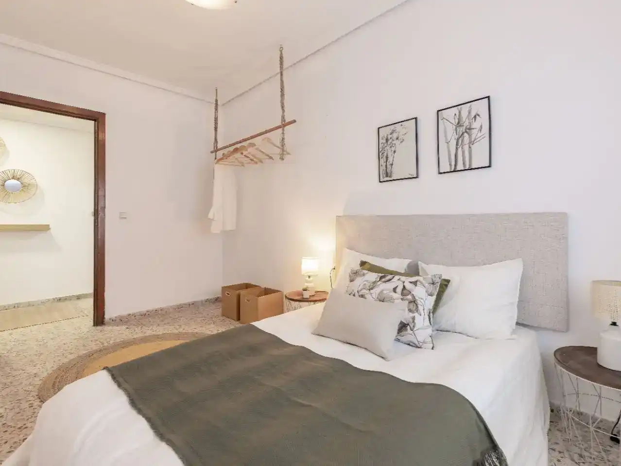 Schlafzimmer von Wohnung zum Verkauf in  Valencia Capital mit Balkon