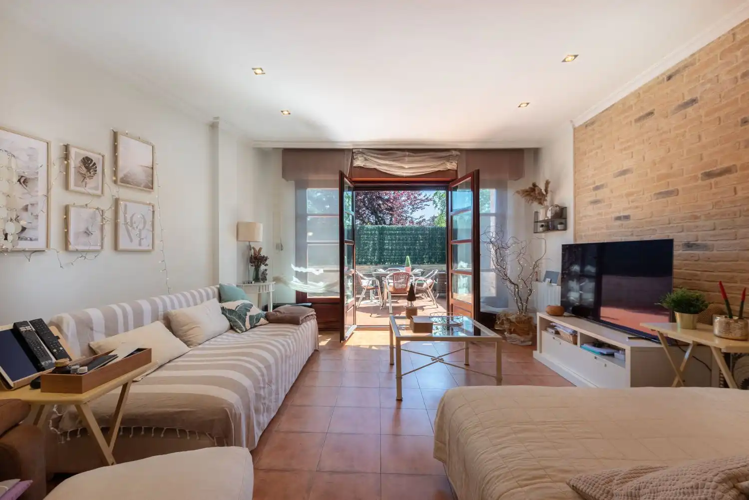 Sala de estar de Casa o chalet en venta en Zalla  con Calefacción, Parquet y Terraza