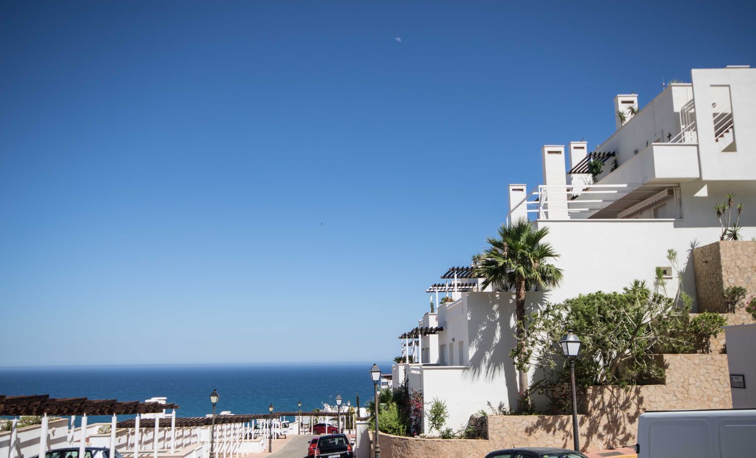 Exterior view of Flat for sale in Mojácar  with Air Conditioner, Terrace and Storage room