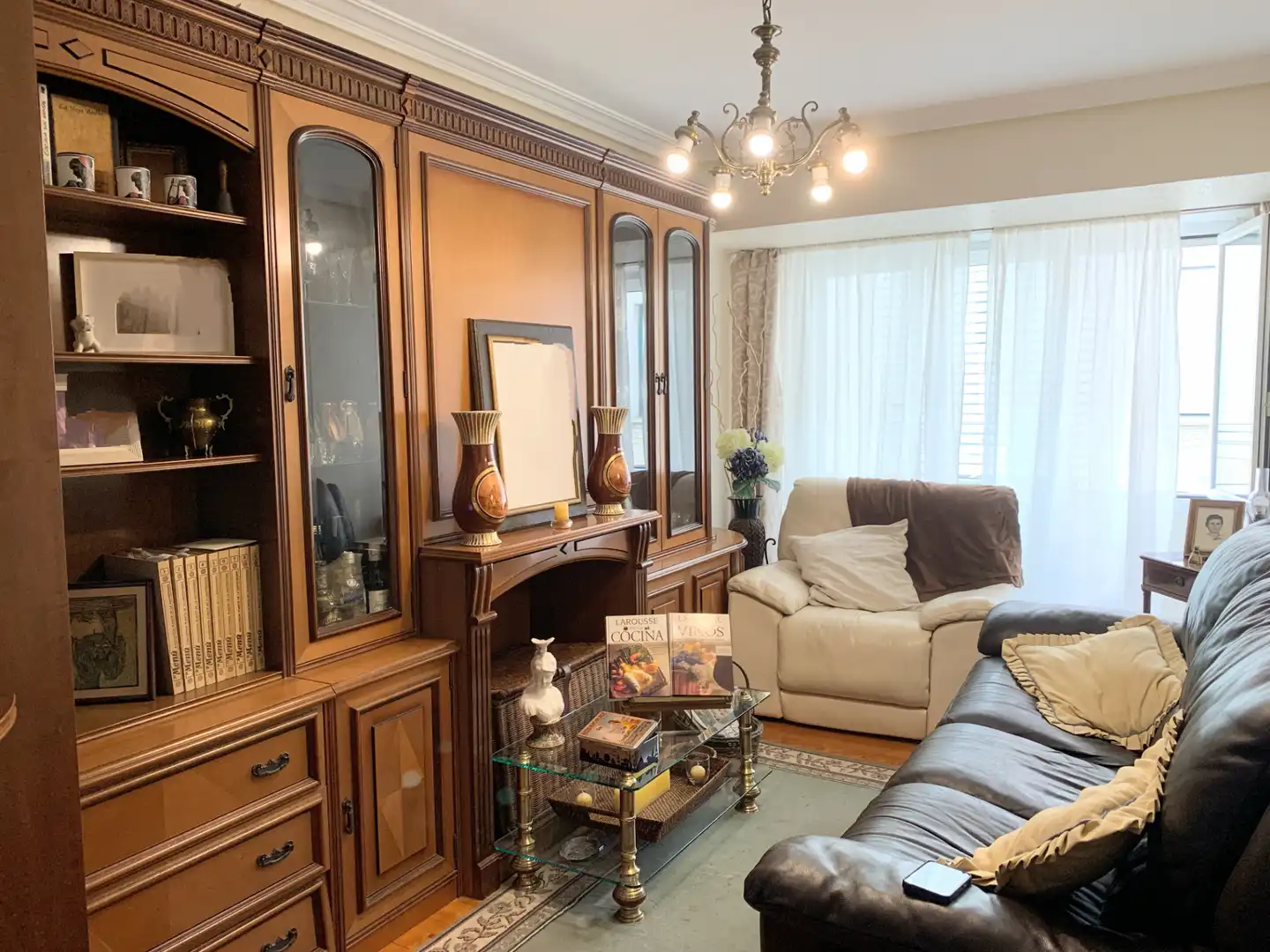 Living room of Flat for sale in Irun   with Heating and Furnished