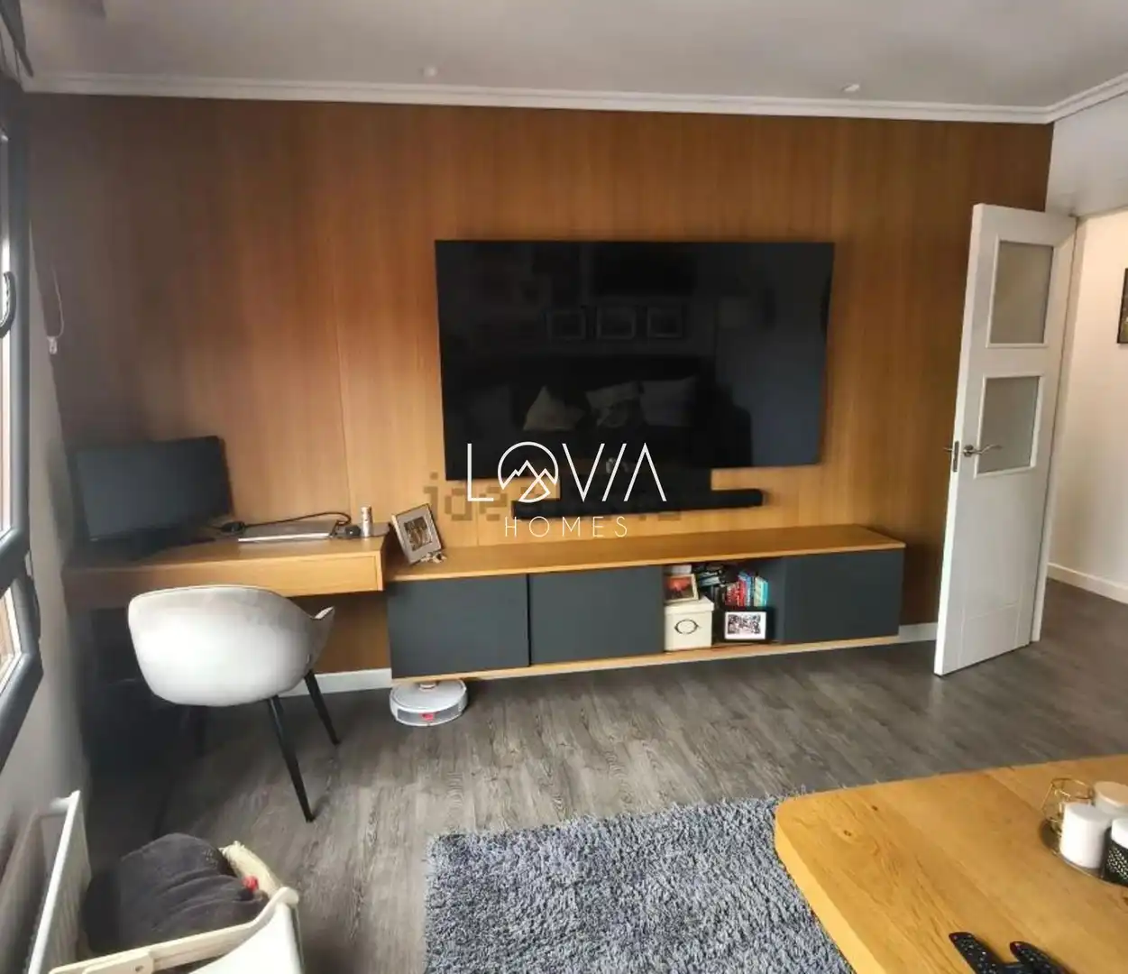 Living room of Flat for sale in Gijón   with Heating, Storage room and Furnished