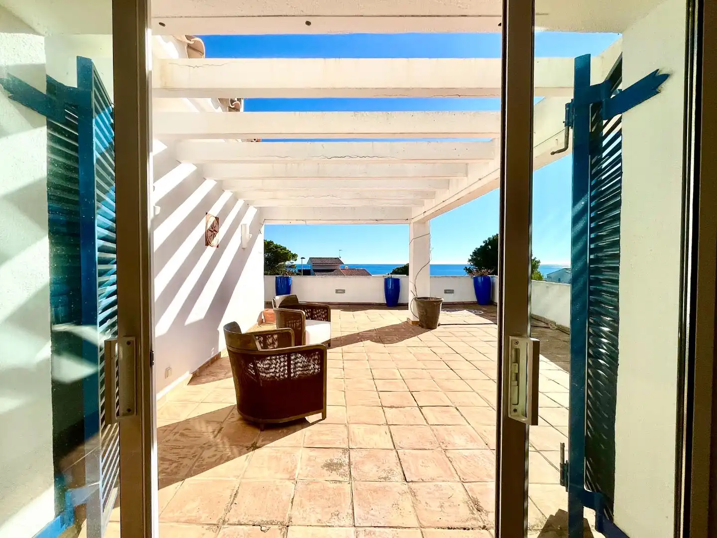 Terraza de Casa o chalet en venta en L'Ametlla de Mar  con Aire acondicionado, Terraza y Piscina