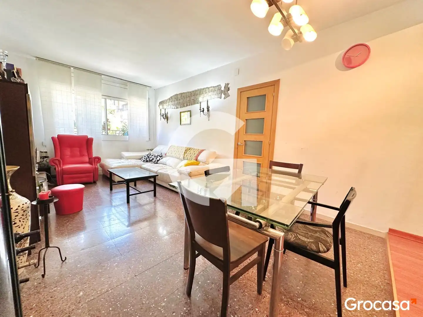 Living room of Flat for sale in Barcelona  with Air Conditioner, Heating and Oven