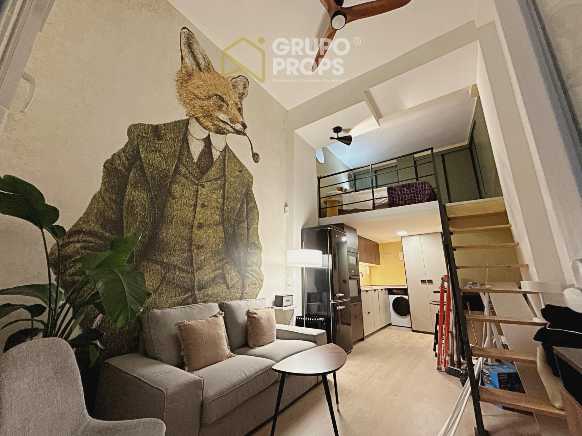 Living room of Flat to rent in  Madrid Capital  with Heating