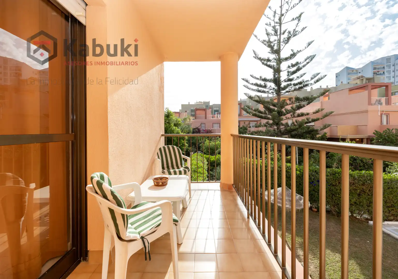 Terrasse von Wohnung zur Miete in Salobreña mit Privatgarten, Terrasse und Schwimmbad
