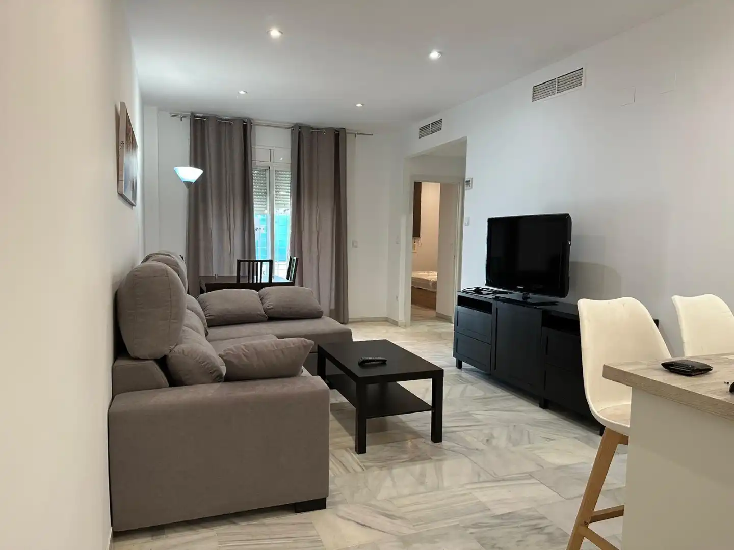 Sala de estar de Piso de alquiler en Tomares