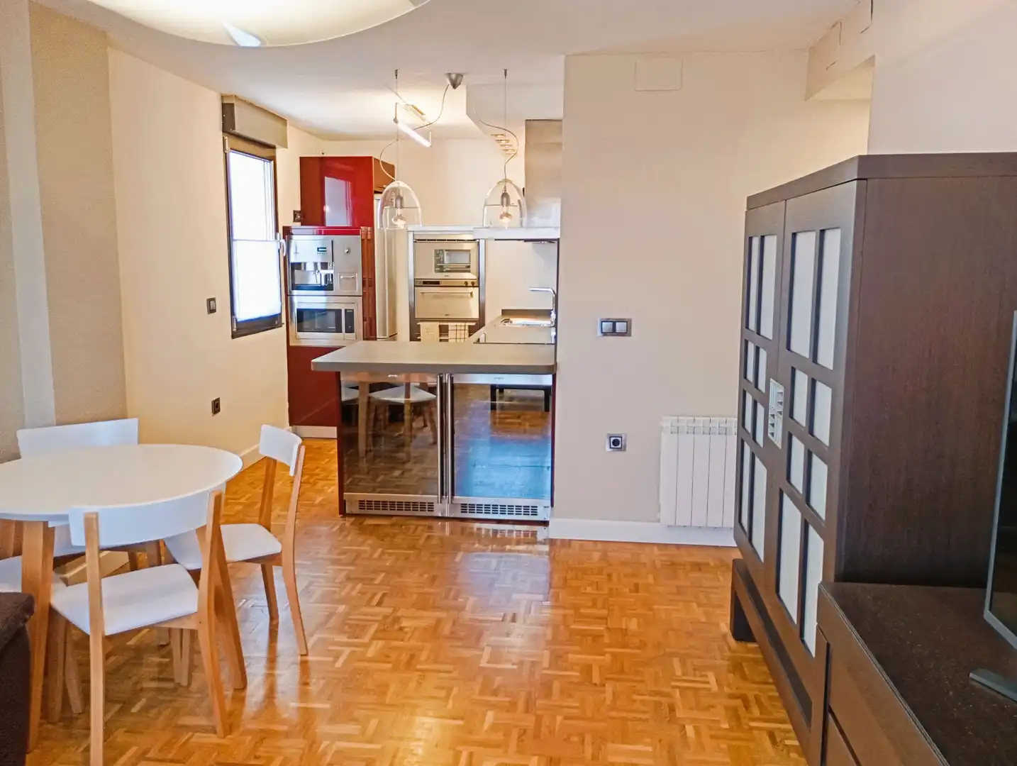 Cocina de Piso de alquiler en Gijón  con Calefacción y Parquet