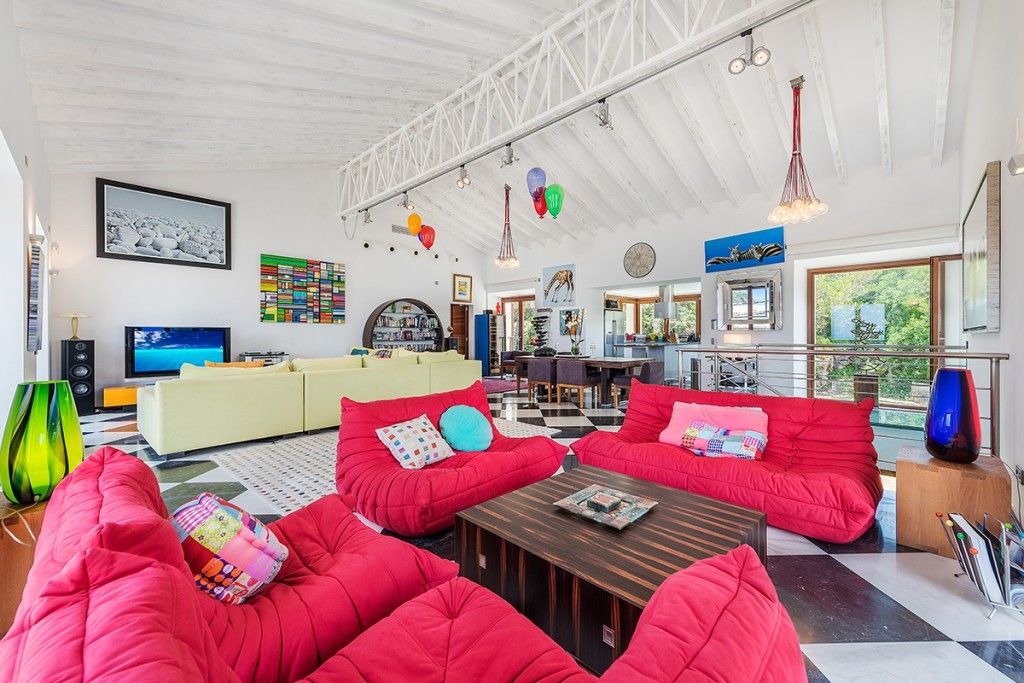 Sala d'estar de Casa o xalet en venda en Alcúdia amb Terrassa i Piscina