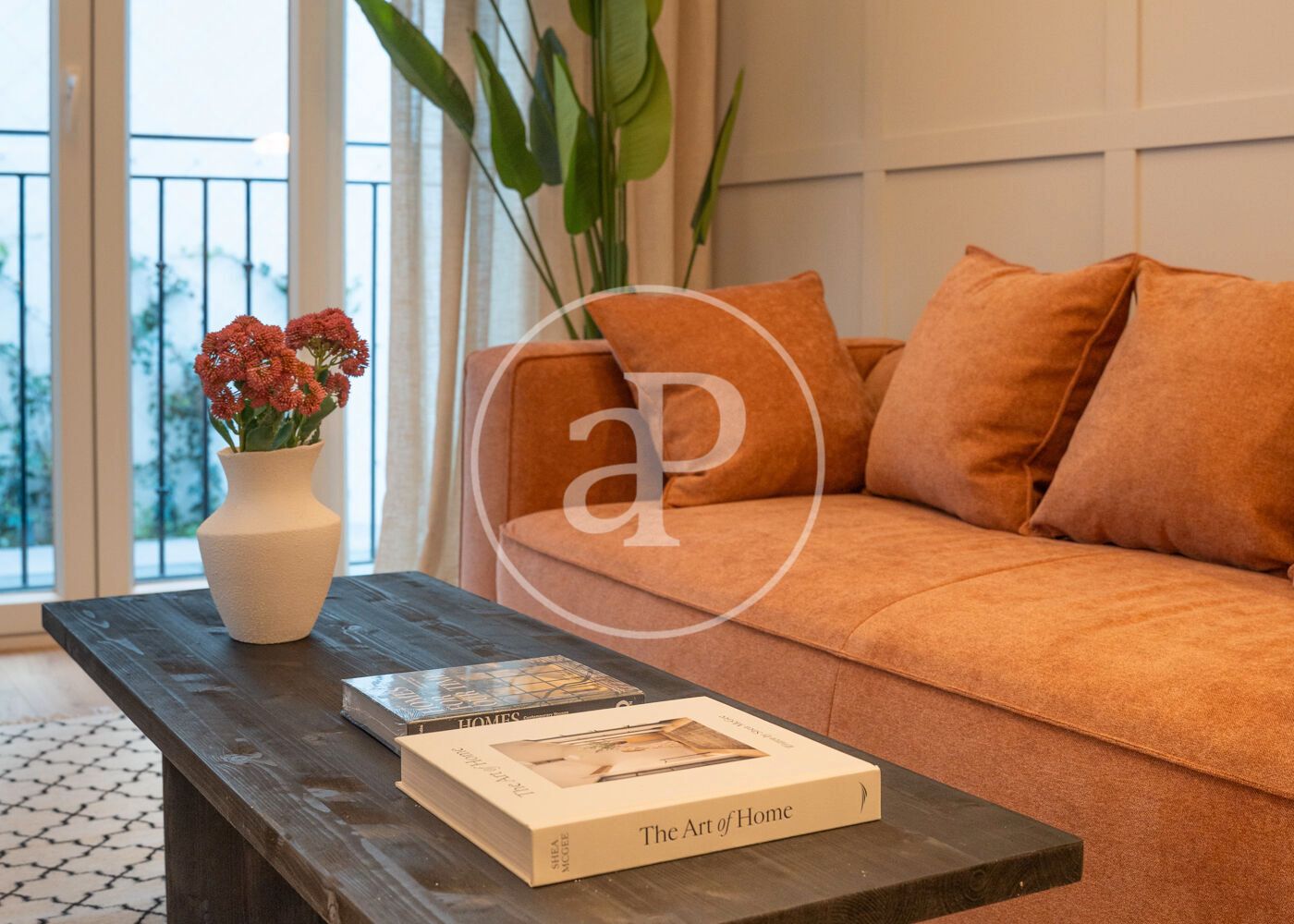 Living room of Flat to rent in  Madrid Capital  with Air Conditioner, Heating and Terrace