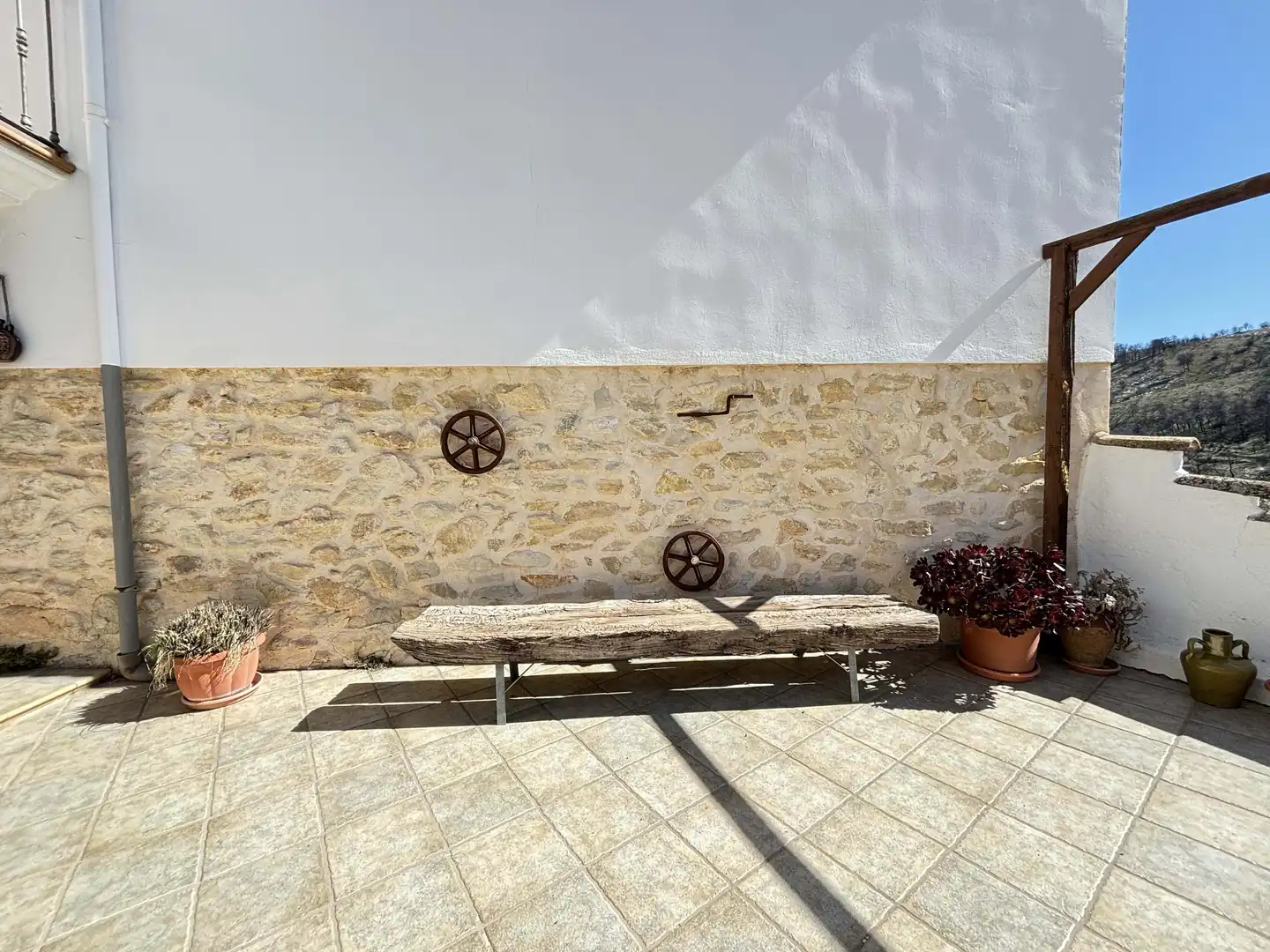 Terrassa de Casa o xalet en venda en La Vall d'Alcalà amb Calefacció i Terrassa