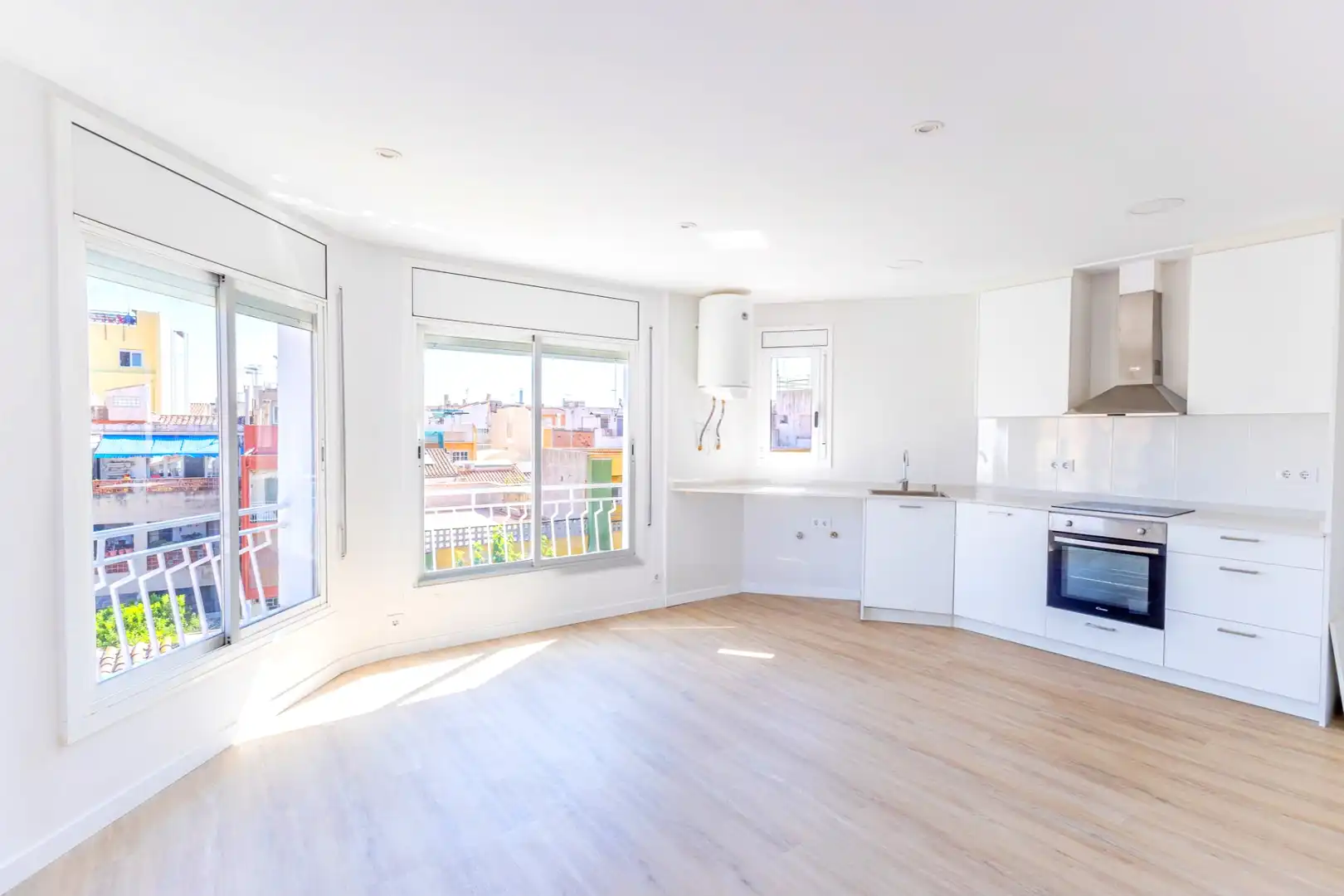 Sala de estar de Ático en venta en Malgrat de Mar con Aire acondicionado, Calefacción y Parquet