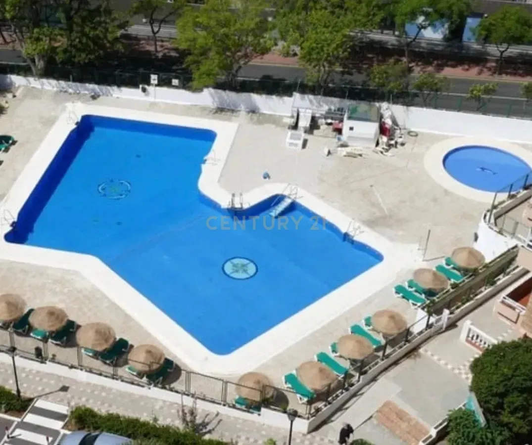 Swimming pool of Flat for sale in Benalmádena  with Air Conditioner and Swimming Pool