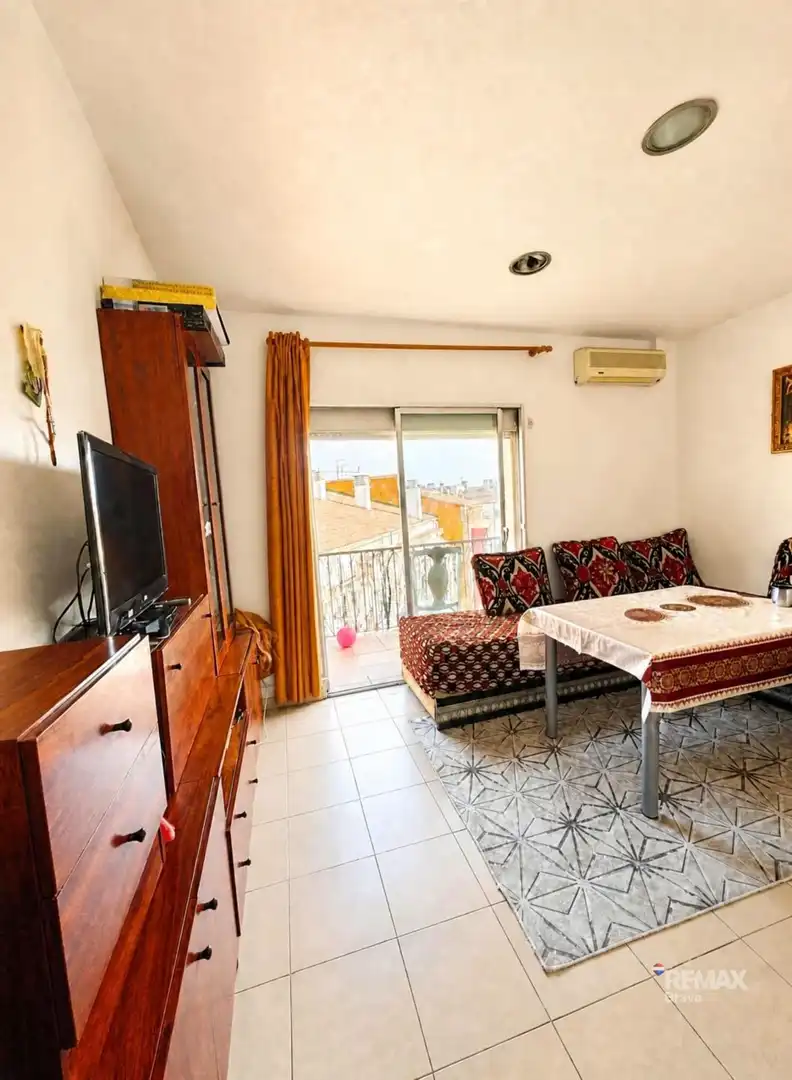 Sala d'estar de Apartament en venda en Girona amb Aire condicionat, Calefacció i Terrassa