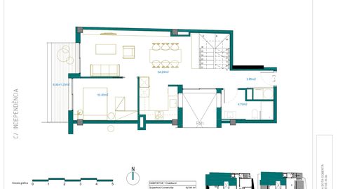 Foto 5 de Àtic en venda a Bufalà, Badalona