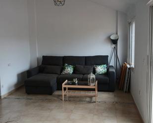 Sala d'estar de Dúplex de lloguer en  Murcia Capital amb Calefacció, Terrassa i Moblat