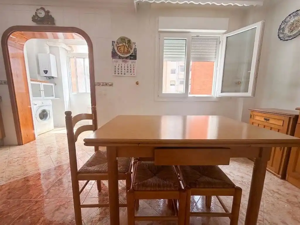 Dining room of Flat for sale in Málaga  with Air Conditioner, Heating and Terrace