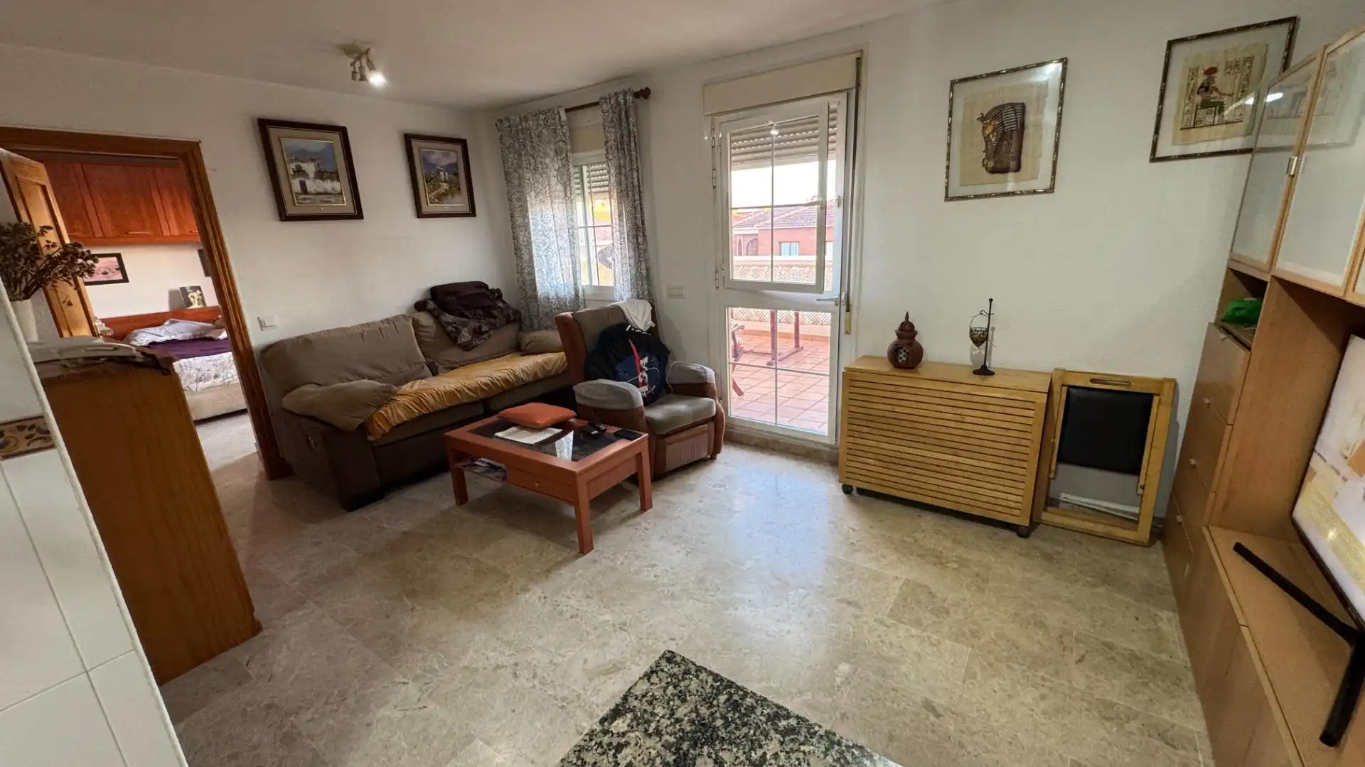 Sala de estar de Ático en venta en Rincón de la Victoria con Aire acondicionado, Terraza y Trastero