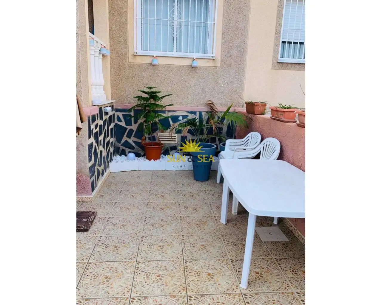 Garten von Haus oder Chalet zur Miete in Santa Pola mit Klimaanlage, Heizung und Terrasse