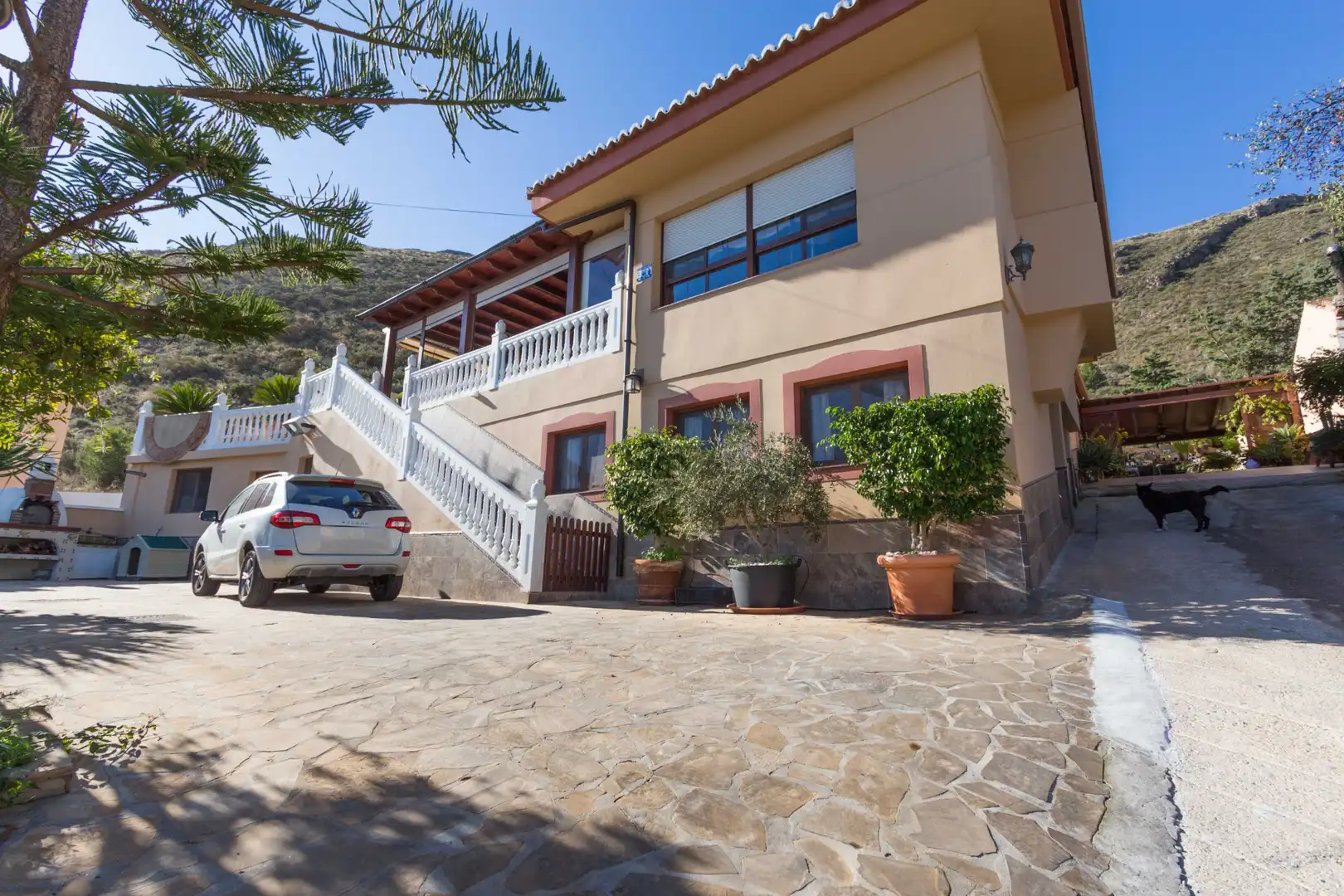 Vista exterior de Casa o chalet en venta en Gualchos con Aire acondicionado, Terraza y Piscina