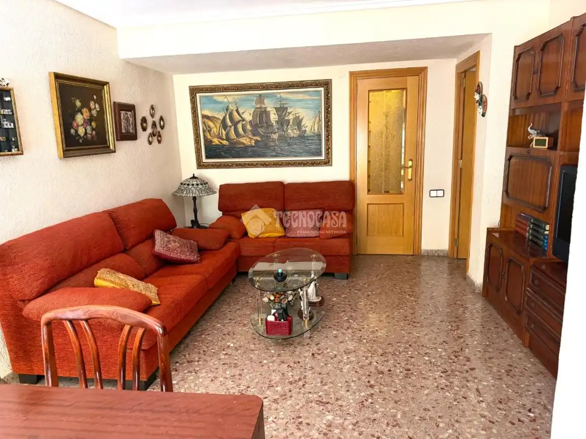 Sala de estar de Piso en venta en Valencia con Aire acondicionado y Balcón