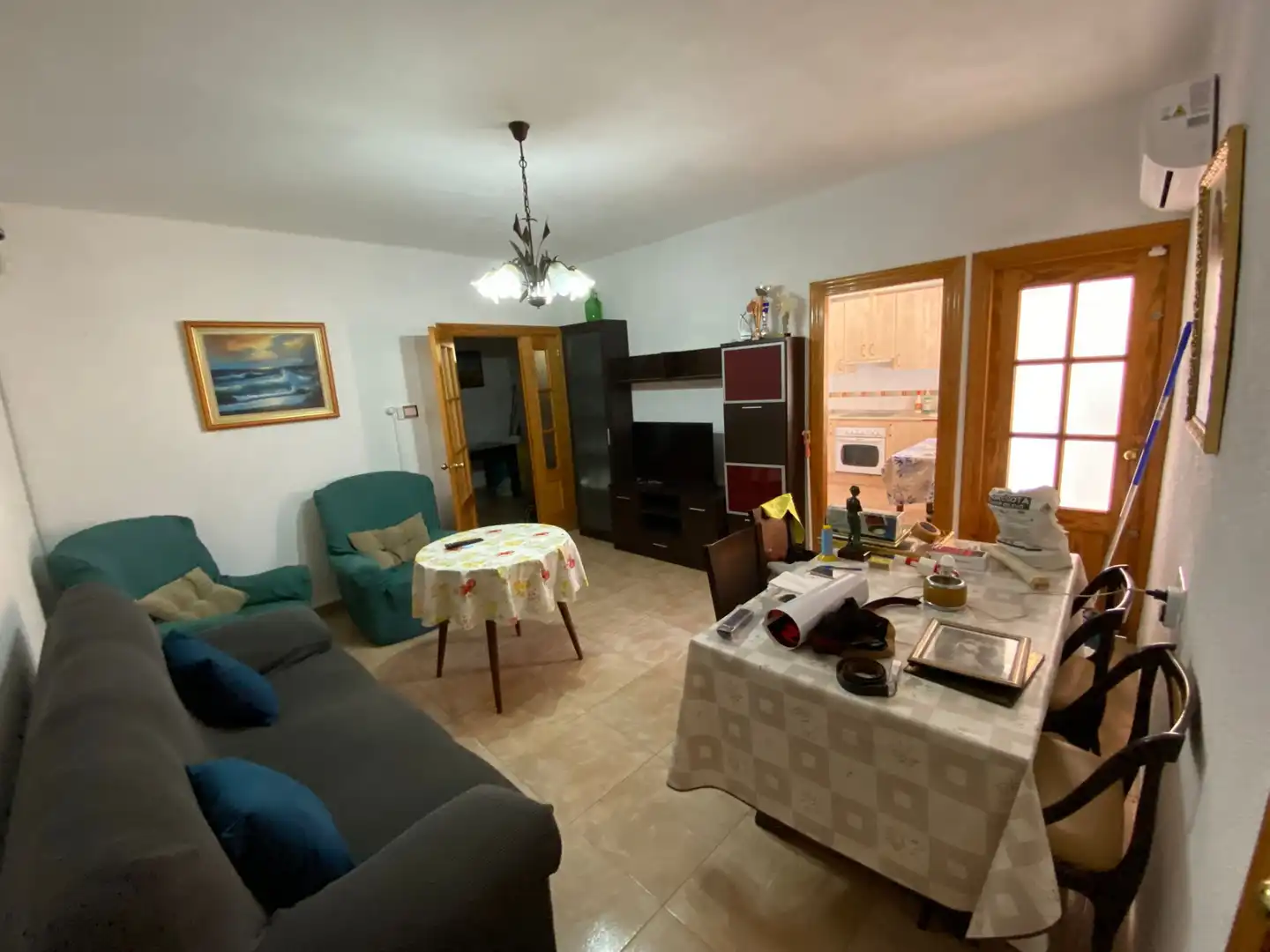 Sala de estar de Piso en venta en Gádor con Terraza