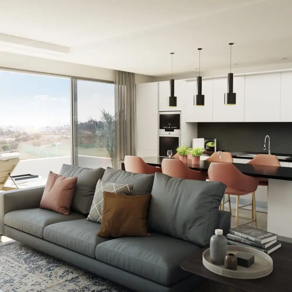 Living room of Flat for sale in Estepona