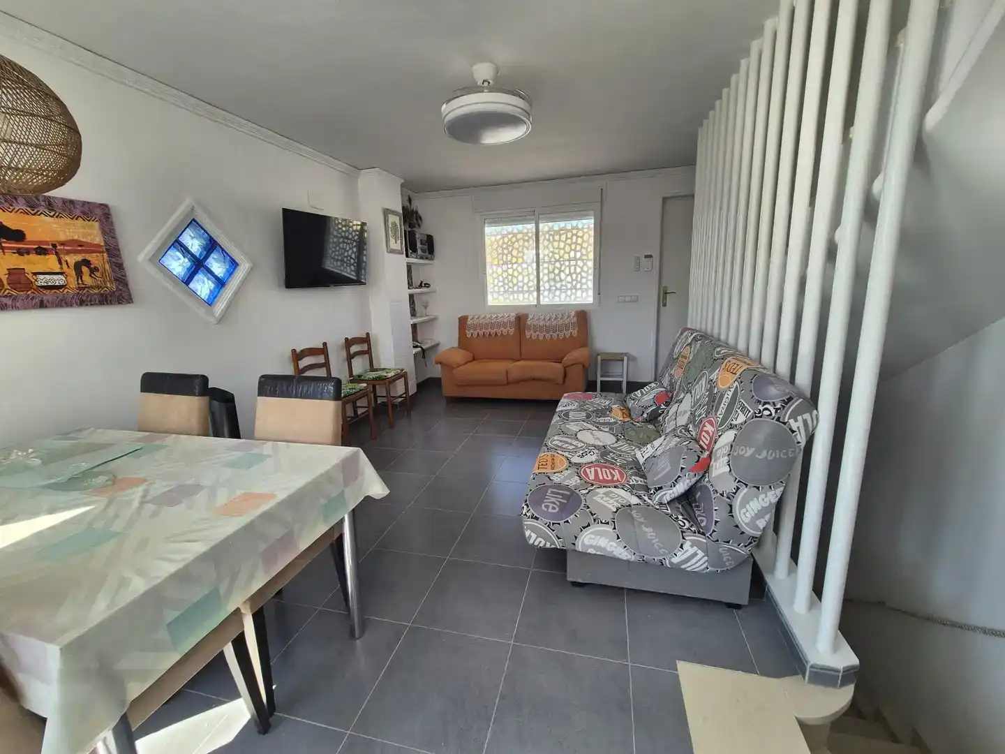 Sala d'estar de Pis de lloguer en Oliva Nova
